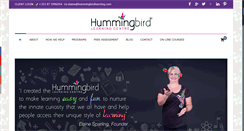 Desktop Screenshot of hummingbirdlearning.com